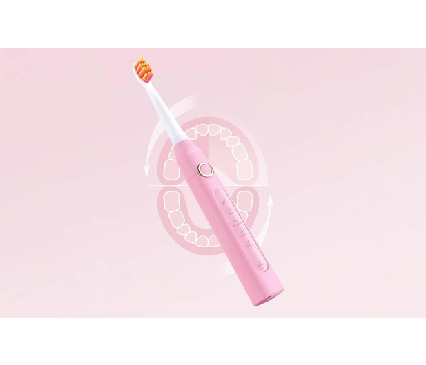FairyWill Szczoteczka soniczna FW-507 Plus różowa - 1061814 - zdjęcie 7